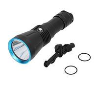 FTVOGUE Linterna de Pesca, Antorcha de Buceo Impermeable, Linterna LED Brillante de 10000 Lm para Aventuras Submarinas y Situaciones de Emergencia