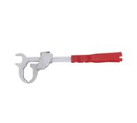 FTVOGUE Llave de Baño de Doble Cabeza Ajustable de Apertura Grande de 86 Mm Llave de Fontanero de Grifo con Compresión de Resorte Ergonómico para Instalación de Grifo y Extracción