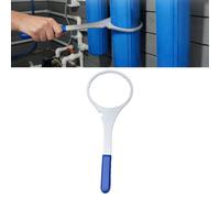 FTVOGUE Llave para Carcasa de Filtro de 5,93 Pulgadas, Diseño de 4 Dientes de Acero 45 con Agarre de Goma Antideslizante para Carcasa de Filtro de Agua Pentek Culligan OmniFilter