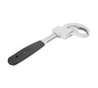 FTVOGUE Llave para Fregadero Ajustable, Llave para Grifo de Aleación de Aluminio con 3 Cabezales de Repuesto, Herramienta de Plomería de Gran Apertura para Baño, Cocina, Garaje