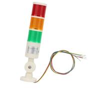 FTVOGUE Luz de Advertencia de Máquina CNC, Fabricada con Material Resistente, Cuenta con Alarma Sonora, Luz LED Roja, Naranja y Verde Constante, Ideal para Máquinas Herramienta y Equipos Mecánicos