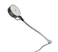 FTVOGUE Luz de Máquina LED 15W 1500lm 6500K Luz Blanca Cuello de Cisne Flexible Base Magnética Ajustable de Trabajo con Cuello de Cisne Giratorio de 360° para Torno Taller Iluminación (Acero