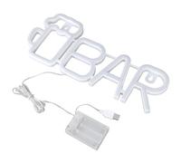 FTVOGUE Luz de Neón de Barra, Señal de Neón LED de Forma de Cerveza, USB o Batería, Aplicación Amplia, Alta Seguridad, Fácil de Usar para la Decoración del Hogar (Barra morada)