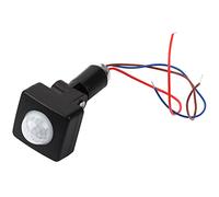 FTVOGUE Luz Infrarroja PIR Sensor de Movimiento Interruptor ABS Controlador de Lámpara Automático AC 90 250 V Detección de 180 Grados Rango de 12 M Retardo Ajustable para Pasillo Pasillo Baño