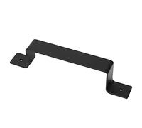 FTVOGUE Manija de Gabinete de Acero Al Carbono, Manija Negra para Puerta de Granero para Puertas de Granero y Garajes, Duradera y Elegante, Tamaño de 7,6 X 1,7 Pulgadas para un Fácil Agarre