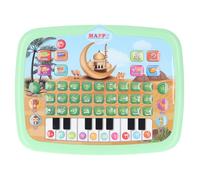 FTVOGUE Máquina de Aprendizaje árabe, Libro Electrónico de Aprendizaje árabe para Niños con 28 Letras, 10 Números, Juguete Educativo Interactivo para Niños (Green)