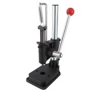 FTVOGUE Máquina Punzonadora de Prensa, Construcción de Metal, Herramienta Manual Multifunción para Manualidades, Ideal para Trabajos de Cuero y Procesamiento de Accesorios (Pequeño)