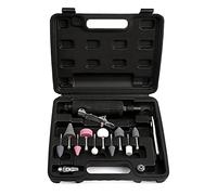 FTVOGUE Máquina Rectificadora de Aire de 1,4 Pulgadas, Herramienta de Molienda Neumática Portátil con Portabrocas de 3 Mm, 6 Mm, Herramienta de Grabado y Pulido Manual de 155 para Trabajos de