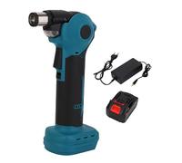 FTVOGUE Martillo de Clavos Inalámbrico Eléctrico sin Escobillas con Batería con Cabezal Ajustable de 3 Posiciones 0° 45° 90° Portabrocas Magnético para Proyectos de Carpintería (Enchufe de la UE)