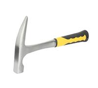 FTVOGUE Martillo de Ladrillo, Acero con Alto Contenido de Carbono, Martillo de Pico de Pato de Estudio Geológico de Doble Cabeza para Pruebas de Dureza de Roca