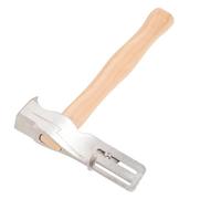 FTVOGUE Martillo Magnético para Techos, Hacha para Techo con de Madera Maciza, Herramienta de Garra Multifunción de 34 X 17 X 4,5 Cm con Cabezal Magnético para Trabajadores de Reparación de