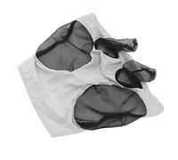 FTVOGUE Máscara Antimoscas para Caballos con Orejeras, Nariz Larga, Protección UV, Tejido de Malla Transpirable, Ideal para Establos, Pastos y Rutas a Caballo. Apta para Todos los (Grey)