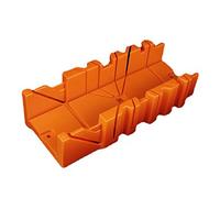 FTVOGUE Material de la Caja de Aserrada de Madera de Madera Material de ABS para Sitios de Construcción, Caja de Sierra de Inglete de 90 Grados para Uso Cómodo (Tipo normal de 12 pulgadas)