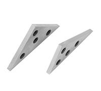 FTVOGUE Medidor de Bloque Angular, Herramienta de Precisión de Acero, Juego de Bloque Angular 45-90 para Sierra Ingletadora y Carpintería