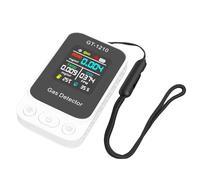 FTVOGUE Medidor de Calidad del Aire Interior CO2 TVOC HCHO Detector Recargable Monitor con Pantalla LCD Retroiluminada Sensor de Temperatura Humedad para Hogar Oficina