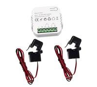 FTVOGUE Medidor de Energía, Medición de Alta Precisión Monitoreo de Energía de Corriente de Voltaje en Tiempo Real a Través de la Aplicación para Administración de Electrodomésticos y (con 2CT)