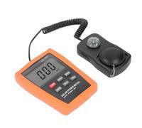FTVOGUE Medidor de Energía Solar Digital con Retención de Datos y Brújula, Ideal para la Medición de la Radiación Solar y Laboratorios de óptica Física - Material: ABS
