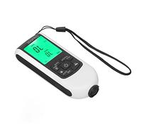 FTVOGUE Medidor de Espesor de Pintura HW, Probador de Recubrimiento Digital ABS con Retroiluminación, Rango de 0-2000 um para Inspección Automotriz, Fabricación (WHITE)