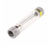 FTVOGUE Medidor de Flujo de Líquido Tipo Tubo, Herramienta de Medición Acrílica para Agua y Líquido con Perilla Ajustable, 10-100 GPM para Uso Doméstico y Profesional (10-100 GPM)