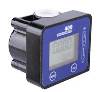 FTVOGUE Medidor de Flujo Pantalla LCD de Aleación de Aluminio Medidor de Flujo de de Alta Precisión 1/2 Pulgada para Medir el de Aceite y Agua en Aplicaciones Industriales