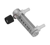 FTVOGUE Medidor de Flujo Tipo Panel, Regulador de Flujo de Gas Acrílico para Control de Medición 0-10 LPM, Ideal para Experimentos de Laboratorio y Aplicaciones Médicas