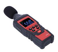 FTVOGUE Medidor de Nivel de Sonido, Medidor de Ruido Digital ABS con Pantalla LCD Retroiluminada, Rango de 30 a 130 DBA, Respuesta Rápida y Lenta, para Hogares, Oficinas, Ingeniería de Sonido,