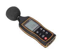 FTVOGUE Medidor de Nivel de Sonido, Probador Digital de Monitoreo de Decibelios Material ABS con Pantalla LCD Medición de DB para Monitoreo de Ruido Industrial y Doméstico