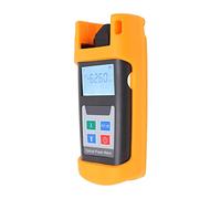FTVOGUE Medidor de Potencia de Fibra, 7 Longitudes de Onda, Pantalla LCD, Manga de Silicona Extraíble, Detector de Potencia de Fibra de 25 M de KPM para la Prueba de CCTV (Tipo C)