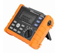 FTVOGUE Medidor de Resistencia Digital PM2302, Pantalla LCD, Probador de Tierra con Rango de 0-4K Ohmios para Inspección y Reparación Eléctrica