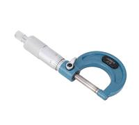 FTVOGUE Micrómetro Exterior en Pulgadas Micrómetro de Graduación de Acero Inoxidable y Carburo de Tungsteno 0-1 Pulgada 0.0001 Pulgada Herramienta de Medición de Precisión con Estuche para Maquinistas