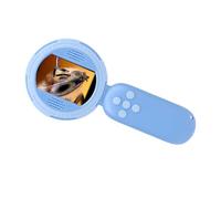 FTVOGUE Microscopio Digital de Mano, Aumento de 2MP 100X con Pantalla IPS de 2 Pulgadas, 8 Luces LED, Juguete Educativo Portátil Recargable para el Aula de Exploración de Niños