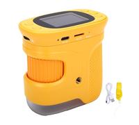 FTVOGUE Microscopio Digital para Niños de 2 Pulgadas, Microscopio Portátil HD 1000X, Telescopio con 8 Luces LED y Correa para el Cuello para Aprendizaje Al Aire Libre, Exploración