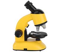 FTVOGUE Microscopio para Niños Microscopio Biológico de Plástico de 40X a 1200X con Cabezal de Rotación de 360 Grados Luz LED para Niños Principiantes Exploración Científica en el Aula en Casa