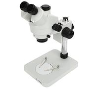 FTVOGUE Microscopio Trinocular Microscopio Estereoscópico de Aumento Ajustable 7X a 45X Zoom de 0,7X a 4,5X Distancia de Trabajo de 100 Mm para Reparación de Mantenimiento de Observación de
