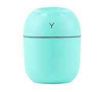 FTVOGUE Mini Difusor Humidificador, Apagado Automático Compacto de 220 Ml | Humidificador de Aire USB Silencioso, 2 Modos de Pulverización, Luz Nocturna Multicolor, Material PP, para Dormitorio,