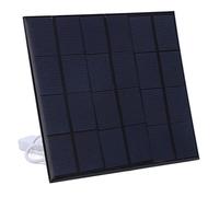 FTVOGUE Mini Panel Solar Cargador de Panel Solar de Silicio Monocristalino 3.5W 6V Cargador USB Portátil para Teléfono Móvil Pequeño Ventilador Luz LED Viajes Al Aire Libre Uso de Emergencia