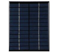 FTVOGUE Mini Panel Solar de 2W 12V, Módulo de Silicio Policristalino, Alta Eficiencia para Iluminación Solar de Jardines y Pequeños Electrodomésticos