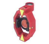 FTVOGUE Miniprisma de Estación Total, Reflector de Vidrio óptico K9 con 4 Polos para Mediciones y Estudios Terrestres Precisos