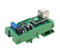 FTVOGUE Módulo Convertidor Ethernet a, Servidor Serie PCB DC 12V UDP MQTT para Cámara PLC PTZ, Integración de Red Modbus RTU (con Carcasa)