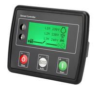 FTVOGUE Módulo de Control Automático de Fallas de Red, Controlador de Protección LCD, Control Inteligente de Generador, Adecuado para Generadores Diésel