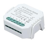 FTVOGUE Módulo de Cortina WiFi Inteligente, 220V-240VAC | Controlador de persianas inalámbrico de 2,4 GHz, temporizador de aplicación remota, interruptor de rodillo oculto,