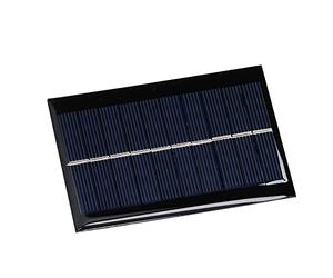 FTVOGUE Módulo de Panel Solar, Módulo de Células Solares de Polisilicio 5V 1W 100 X 70 Mm, Conversión del 19%, Salida de 0 a 200 MA, para Proyectos Científicos Publicidad Exterior Luces de Jardín