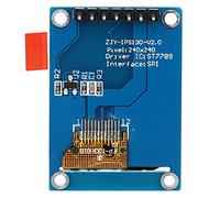 FTVOGUE Módulo de Pantalla LCD a Color de 1,3 Pulgadas, Tablero de Pantalla TFT SPI de 240x240 con Controlador ST7735 de 3, V para Proyectos de Bricolaje