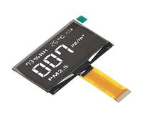 FTVOGUE Módulo de Pantalla LCD Orgánico de 2,42 Pulgadas, Construcción de Vidrio, Pantalla Autoiluminada de 128x64 para Proyectos de Bricolaje y Electrónica (Exhibición Blanca)