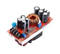 FTVOGUE Módulo de Refuerzo Convertidor de Voltaje Elevador de CC a CC 1200 W Entrada de 10 V a 60 V Salida de 12 a 83 Controlador LED de Corriente Constante con Ventilador para Panel Solar LED