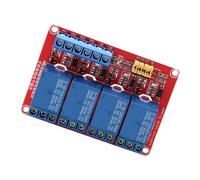 FTVOGUE Módulo de relé de 4 Canales, Placa Optoacopladora con Fuerte Capacidad de Conducción para Activación por bajo Nivel en Sistemas de Automatización (12V)