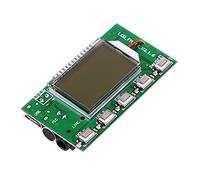 FTVOGUE Módulo Transmisor FM DSP PLL Micrófono Inalámbrico Digital Estéreo con Pantalla LCD Volumen de 30 Niveles Salida de 100 MW para Radio FM Transmisión de Audio Entradas USB