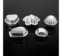 FTVOGUE Moldes para Manualidades con Gas, Herramientas para Bombas de Baño de Aleación de Aluminio, Limpieza sin Esfuerzo, Ideales para Pasteles y Productos de Baño DIY (combinación 9)