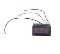 FTVOGUE Monitor de Temperatura Digital LED con Sonda -50 a 110 ℃ Termómetro con Pantalla para Refrigerador de Automóvil (Termómetro digital LED rojo 12V)