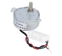 FTVOGUE Motor de Alta Torsión 4W 5RPM DC12V, Eje Plano único de Metal 50TYC para Electrodomésticos Ventiladores Calentadores Masajeadores